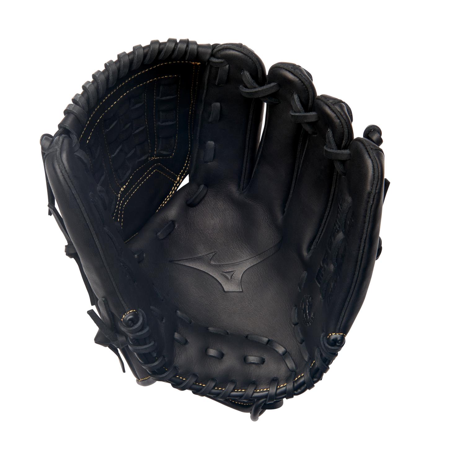 Mizuno MVP Prime Pitcher/Outfield Baseball Glove 12.00" - Black-Almond - HIT a Double - 1