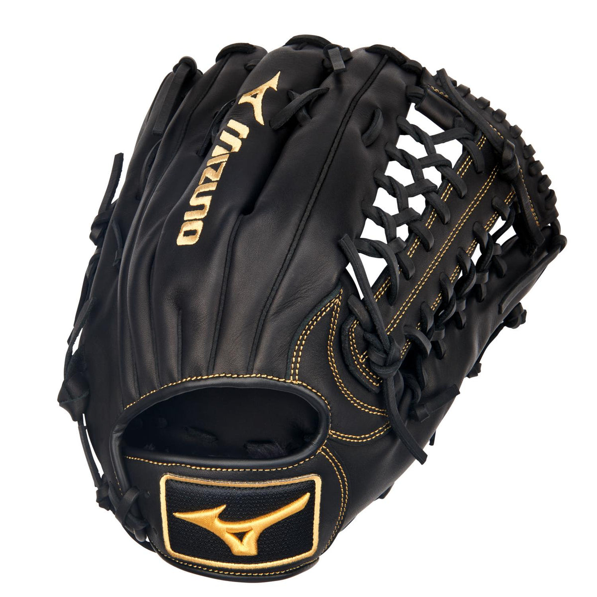 Mizuno MVP Prime Outfield Baseball Glove 12.75" - Black-Almond - HIT a Double - 1