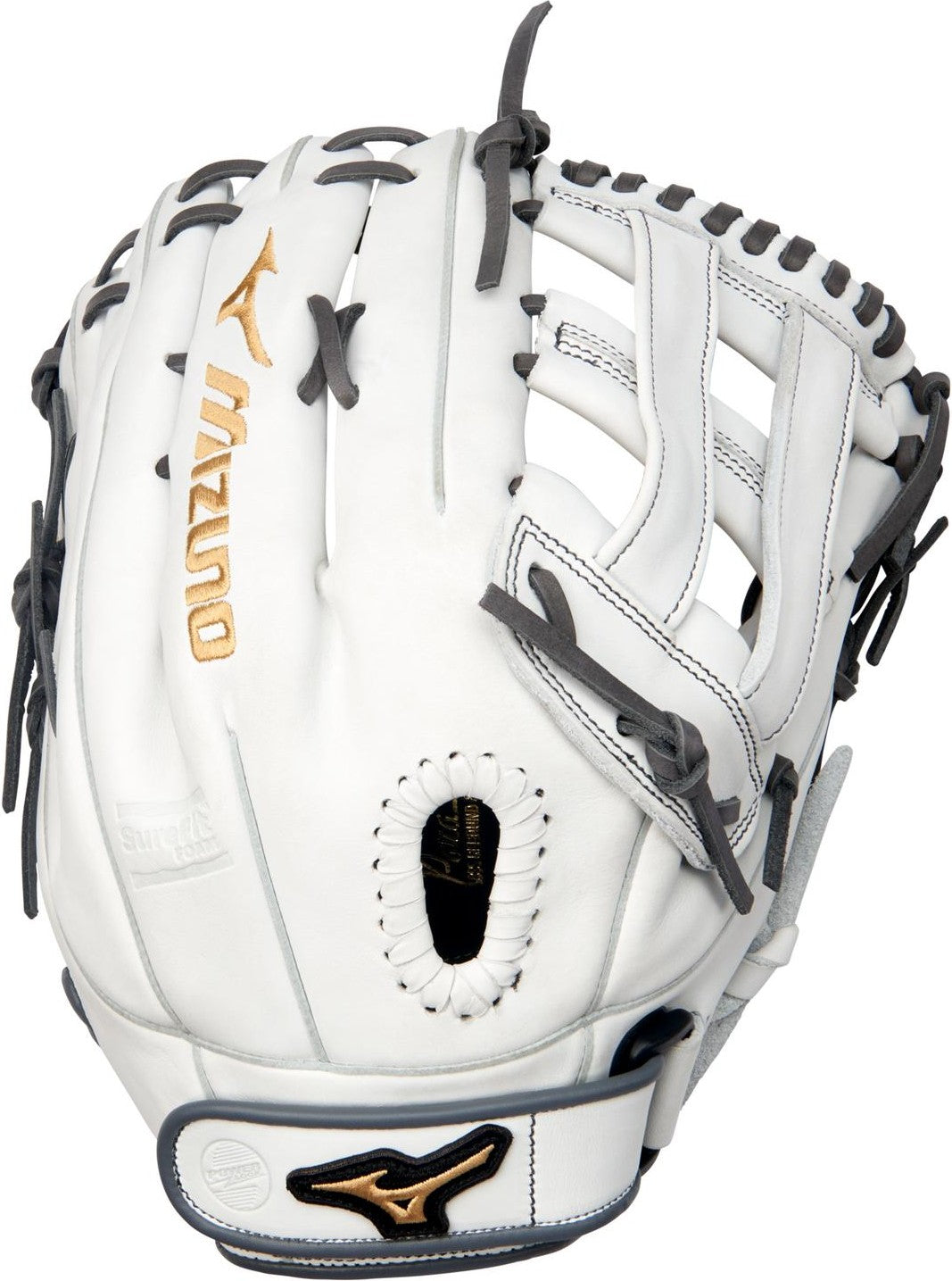 Mizuno MVP Prime Fastpitch Outfield Glove 13.00" - White-Gray - HIT a Doubloe