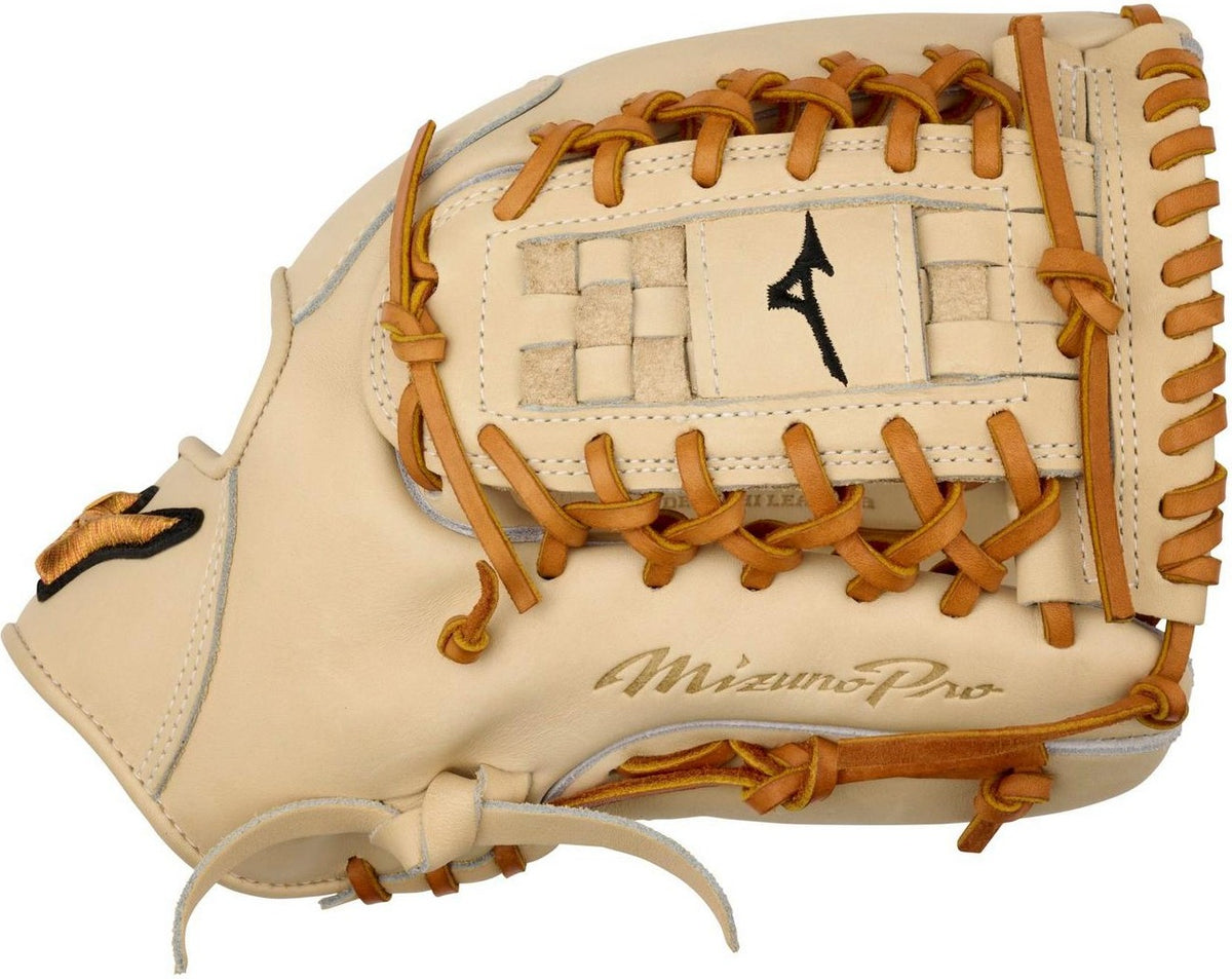 Mizuno GMP-1000D Pro Premium Pitcher Baseball Glove 12.00" - Tan - HIT a Doubloe