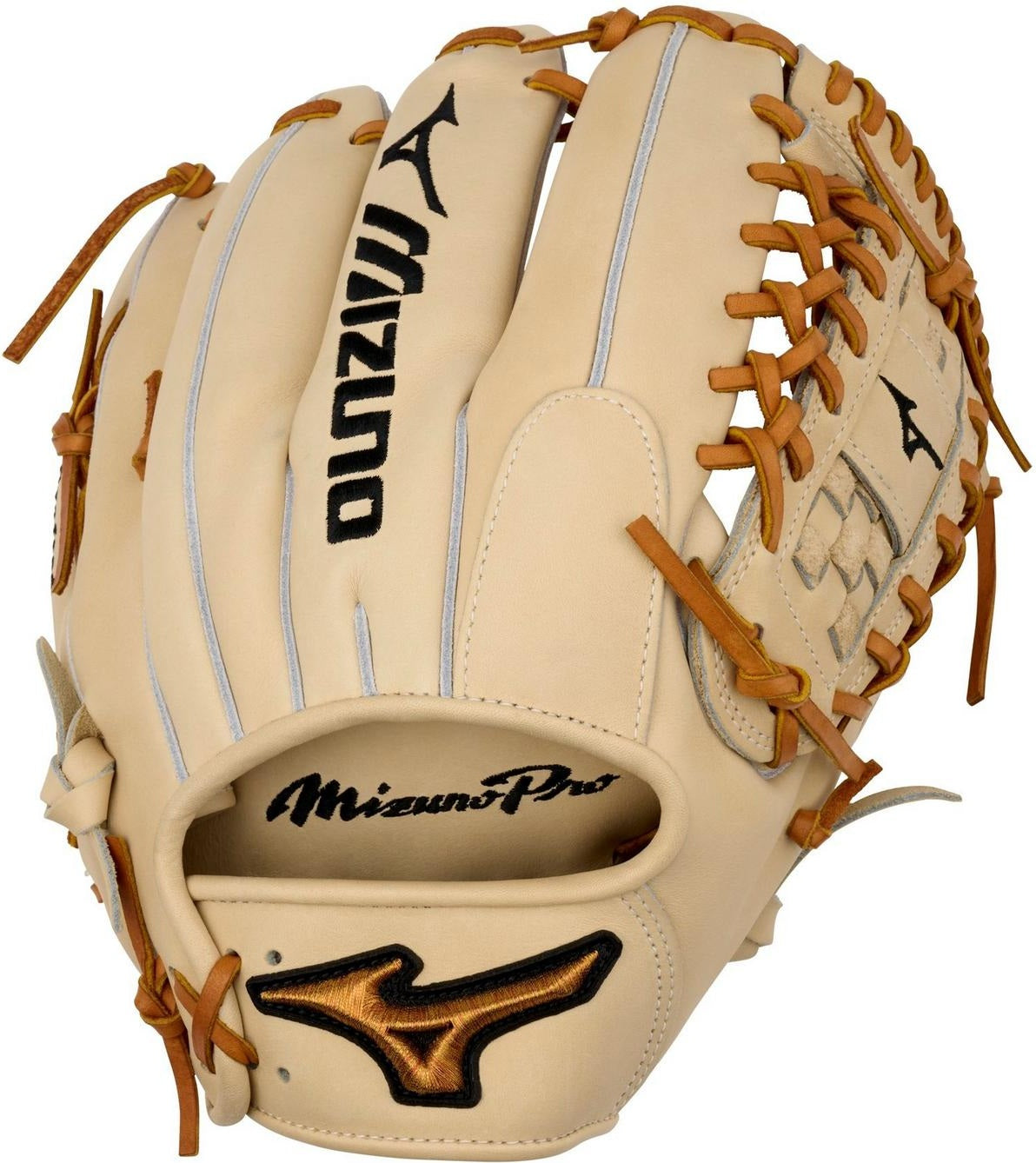 Mizuno GMP-1000D Pro Premium Pitcher Baseball Glove 12.00" - Tan - HIT a Doubloe