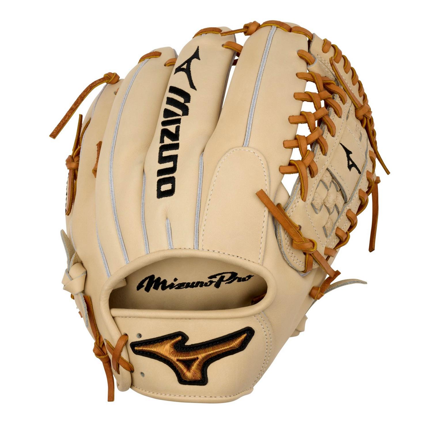 Mizuno GMP-1000D Pro Premium Pitcher Baseball Glove 12.00" - Tan - HIT a Doubloe