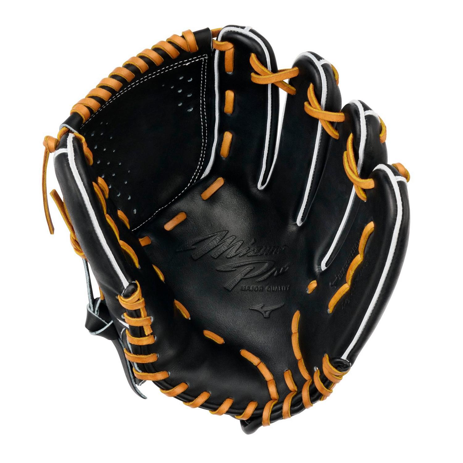 Mizuno GMP-1100D Pro Premium Pitcher Baseball Glove 12.00" - Black - HIT a Doubloe