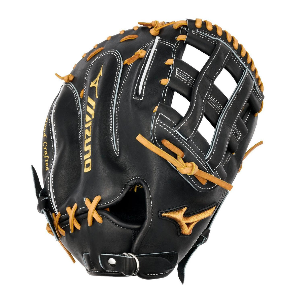 Mizuno GMP-3000 Pro Premium First Base Mitt Baseball Glove 13.00" - Black - HIT a Doubloe