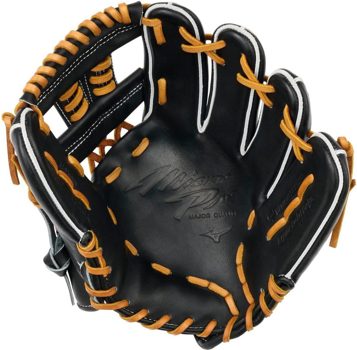 Mizuno GMP-4000R Pro Premium Infielder Baseball Glove 11.50" - Black - HIT a Doubloe
