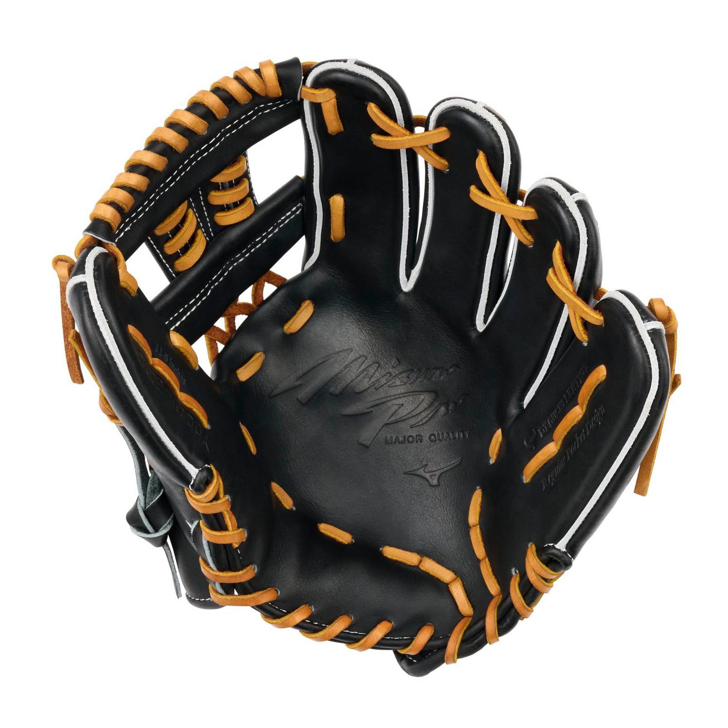Mizuno GMP-4000R Pro Premium Infielder Baseball Glove 11.50" - Black - HIT a Doubloe
