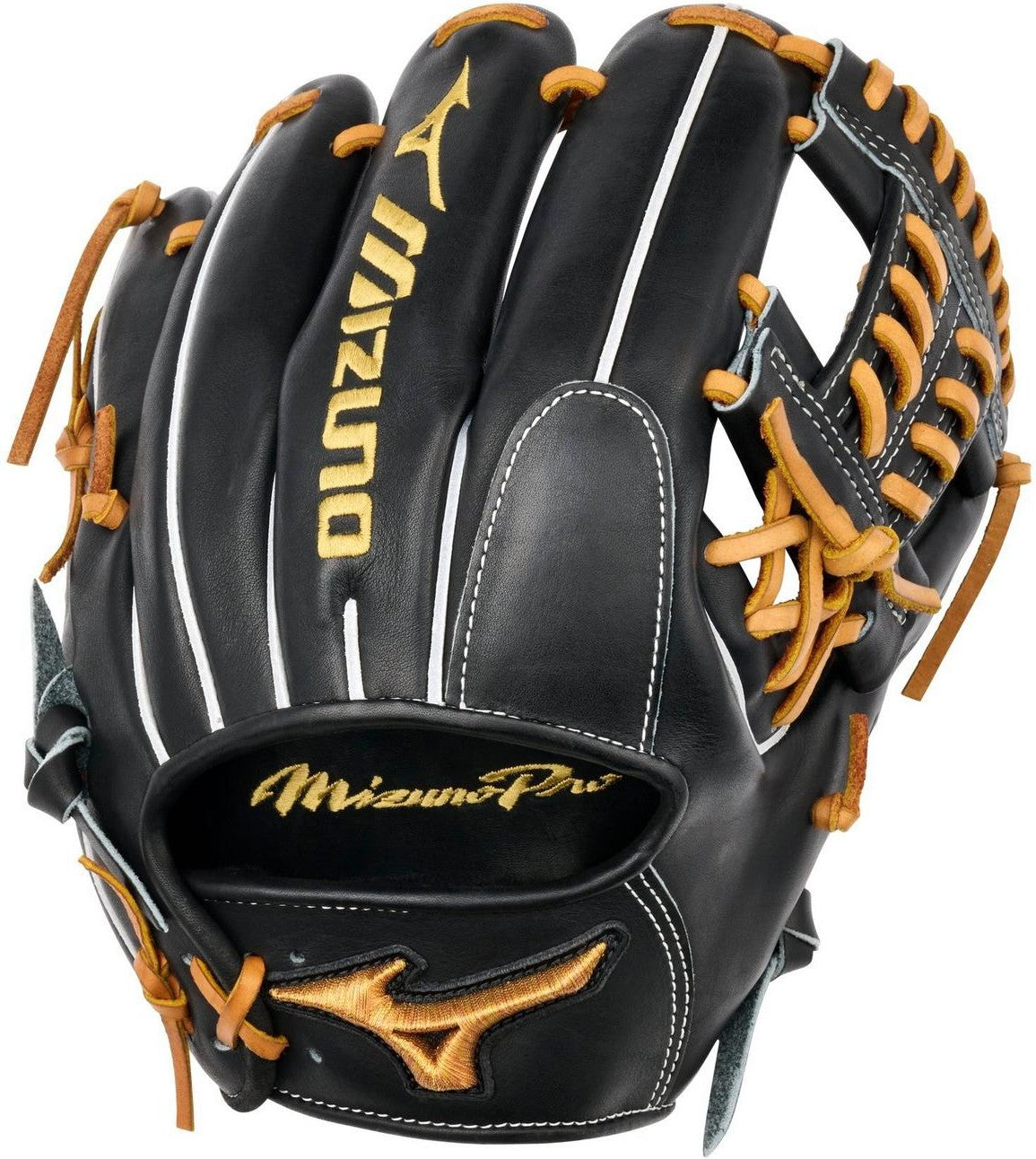 Mizuno GMP-4000R Pro Premium Infielder Baseball Glove 11.50" - Black - HIT a Doubloe