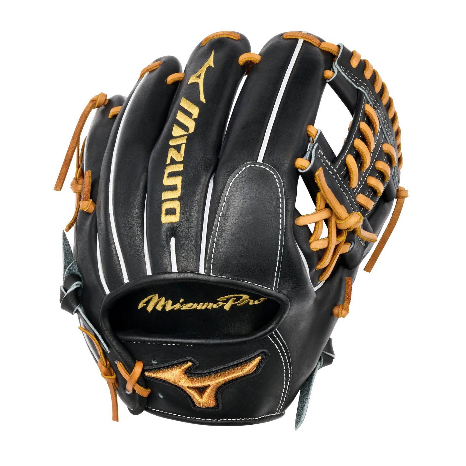 Mizuno GMP-4000R Pro Premium Infielder Baseball Glove 11.50" - Black - HIT a Doubloe