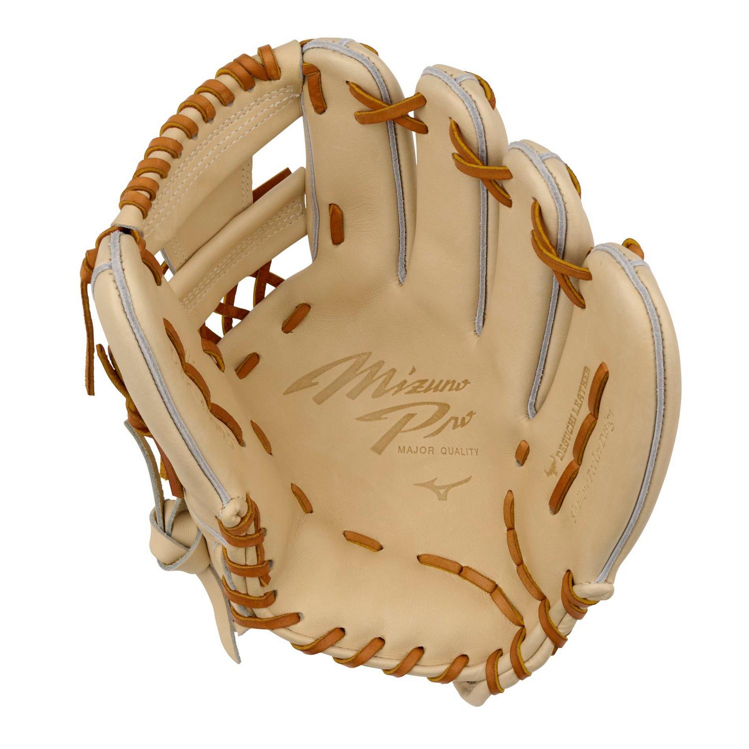 Mizuno GMP-4000S Pro Premium Infielder Baseball Glove 11.50" - Tan - HIT a Doubloe