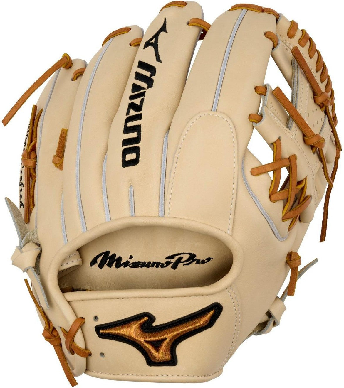 Mizuno GMP-4000S Pro Premium Infielder Baseball Glove 11.50" - Tan - HIT a Doubloe