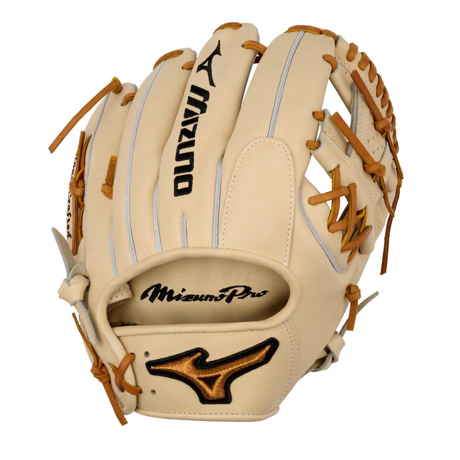 Mizuno GMP-4000S Pro Premium Infielder Baseball Glove 11.50" - Tan - HIT a Doubloe