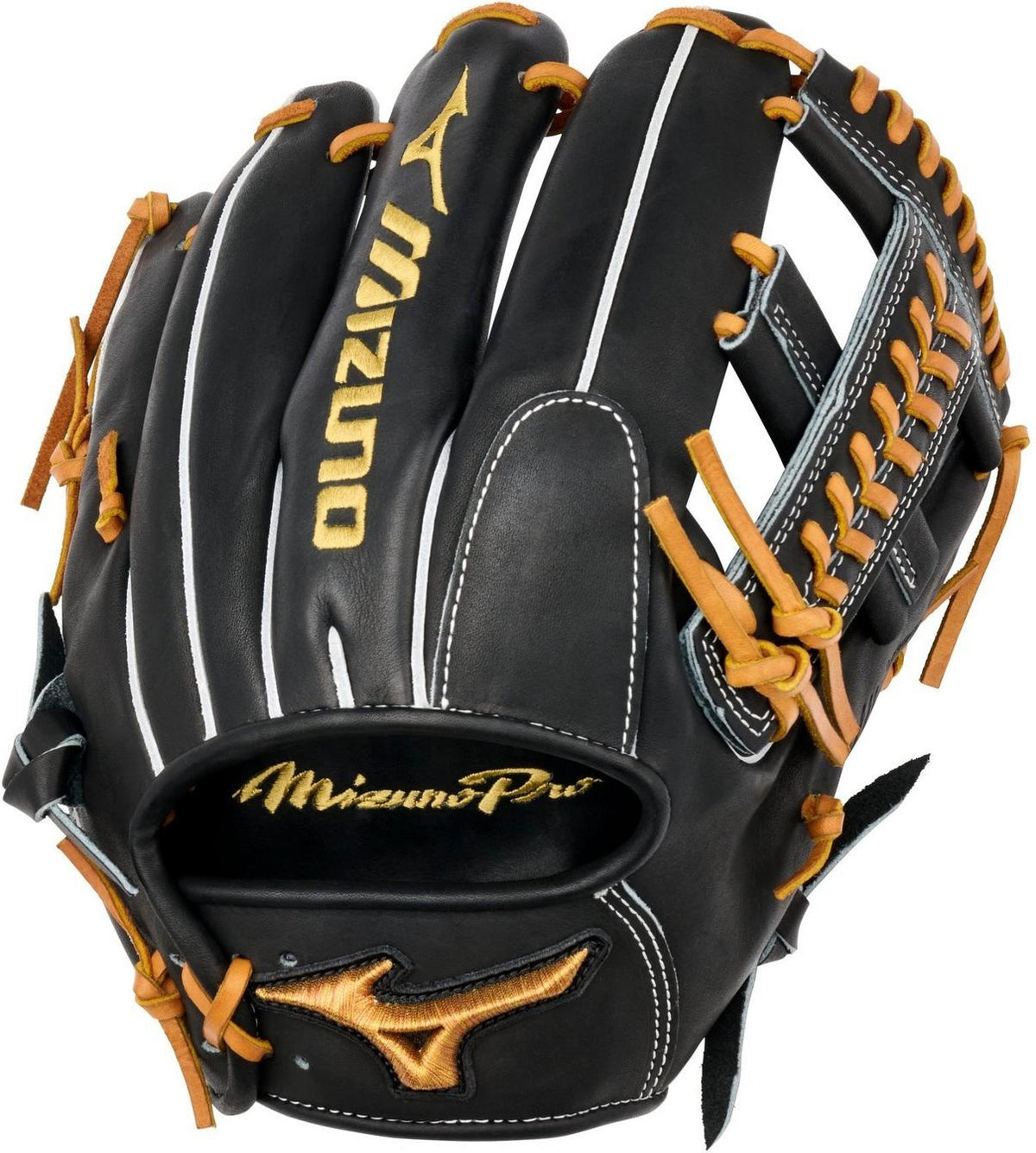Mizuno GMP-6000R Pro Premium Infielder Baseball Glove 11.75" - Black - HIT a Doubloe