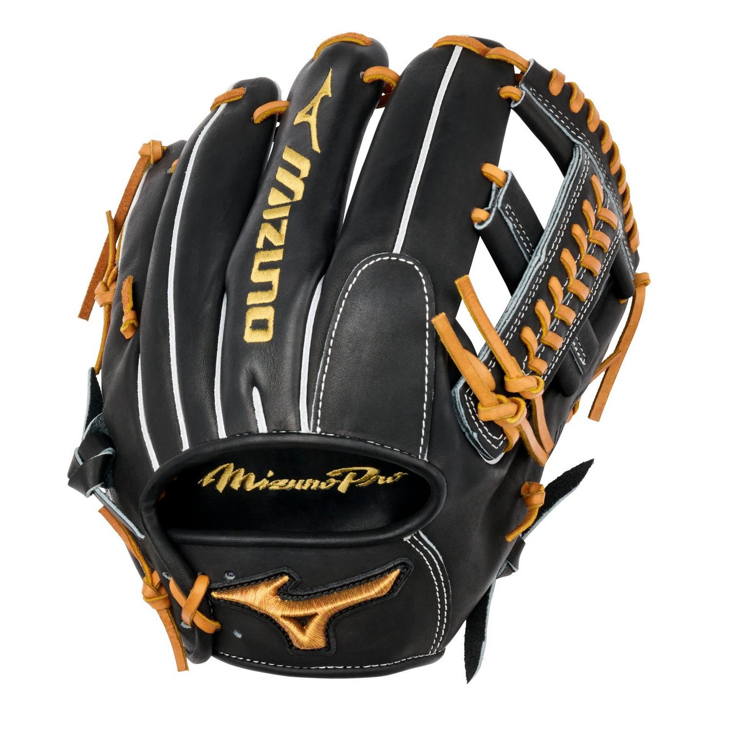 Mizuno GMP-6000R Pro Premium Infielder Baseball Glove 11.75" - Black - HIT a Doubloe