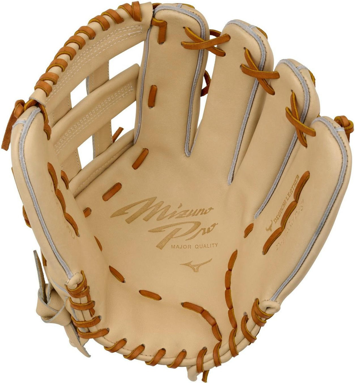 Mizuno GMP-7000D Pro Premium Outfielder Baseball Glove 12.75" - Tan - HIT a Doubloe