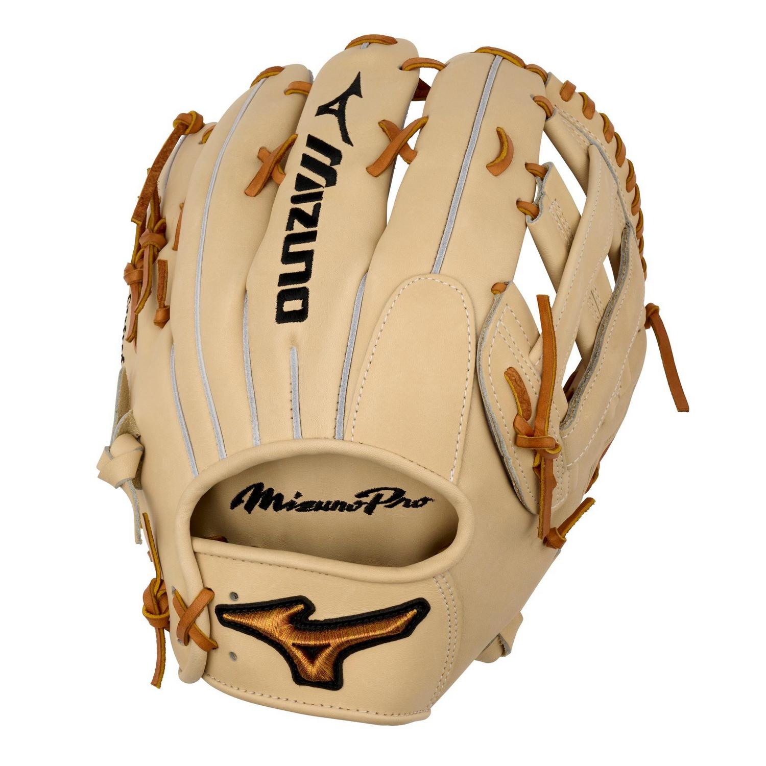 Mizuno GMP-7000D Pro Premium Outfielder Baseball Glove 12.75" - Tan - HIT a Doubloe