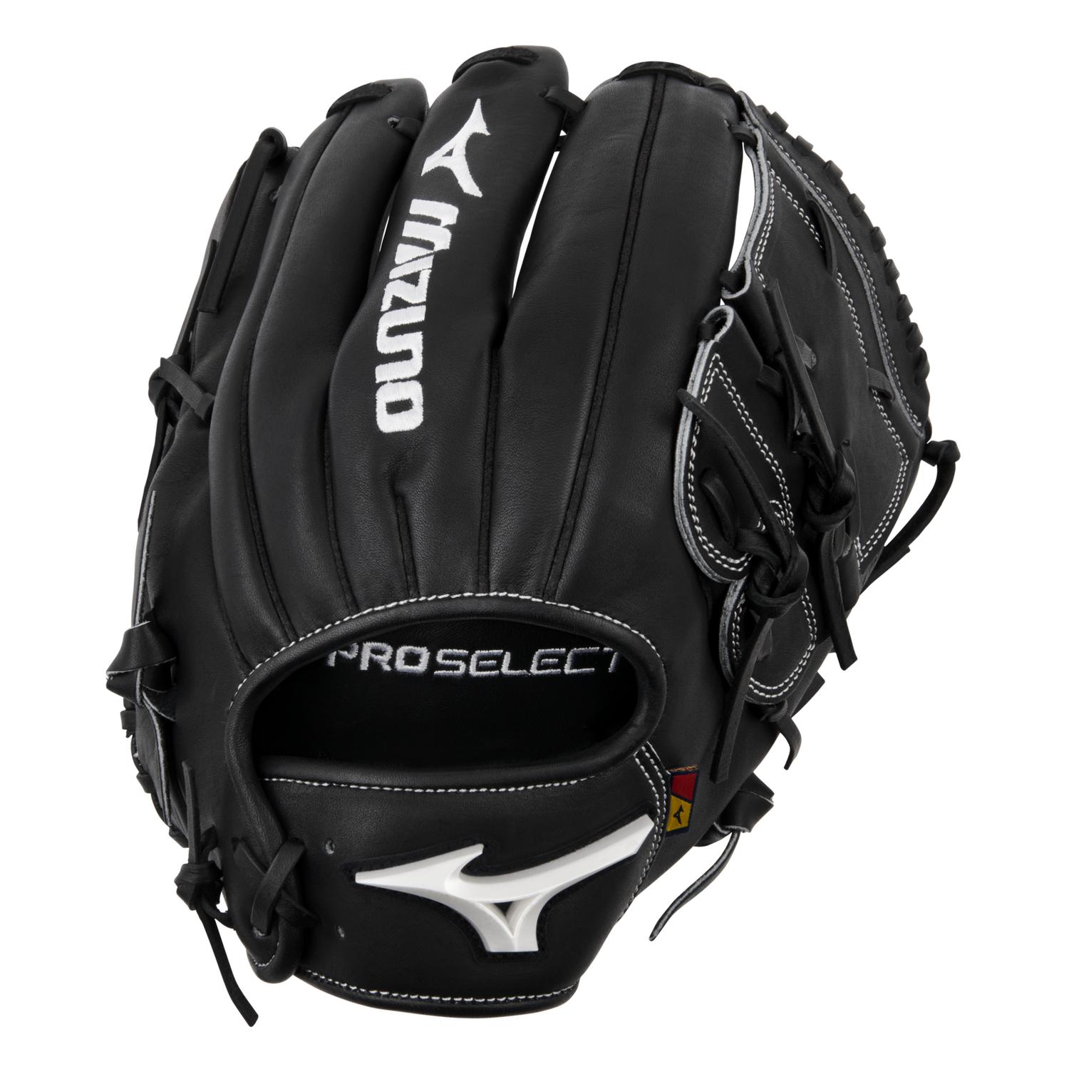 Mizuno GPS-11D Pro Select Premium Pitcher Baseball Glove 12.00" - Black - HIT a Doubloe