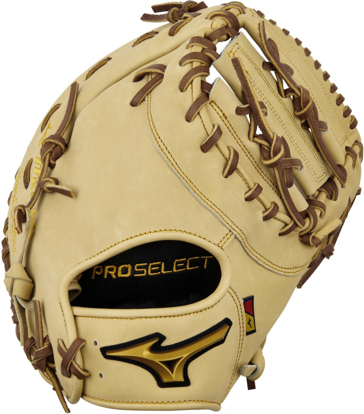 Mizuno GPS-30 Pro Select Premium First Base Mitt Baseball Glove 12.50" - Camel - HIT a Doubloe