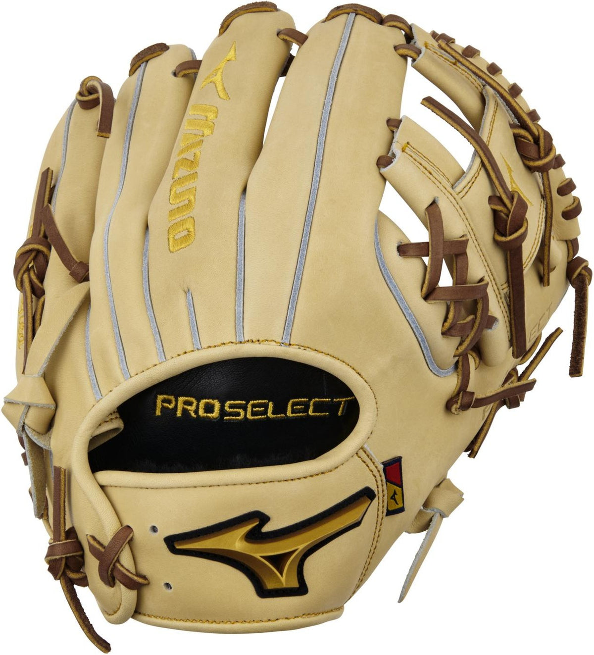 Mizuno GPS-40S Pro Select Premium Infielder Baseball Glove 11.50" - Camel - HIT a Doubloe