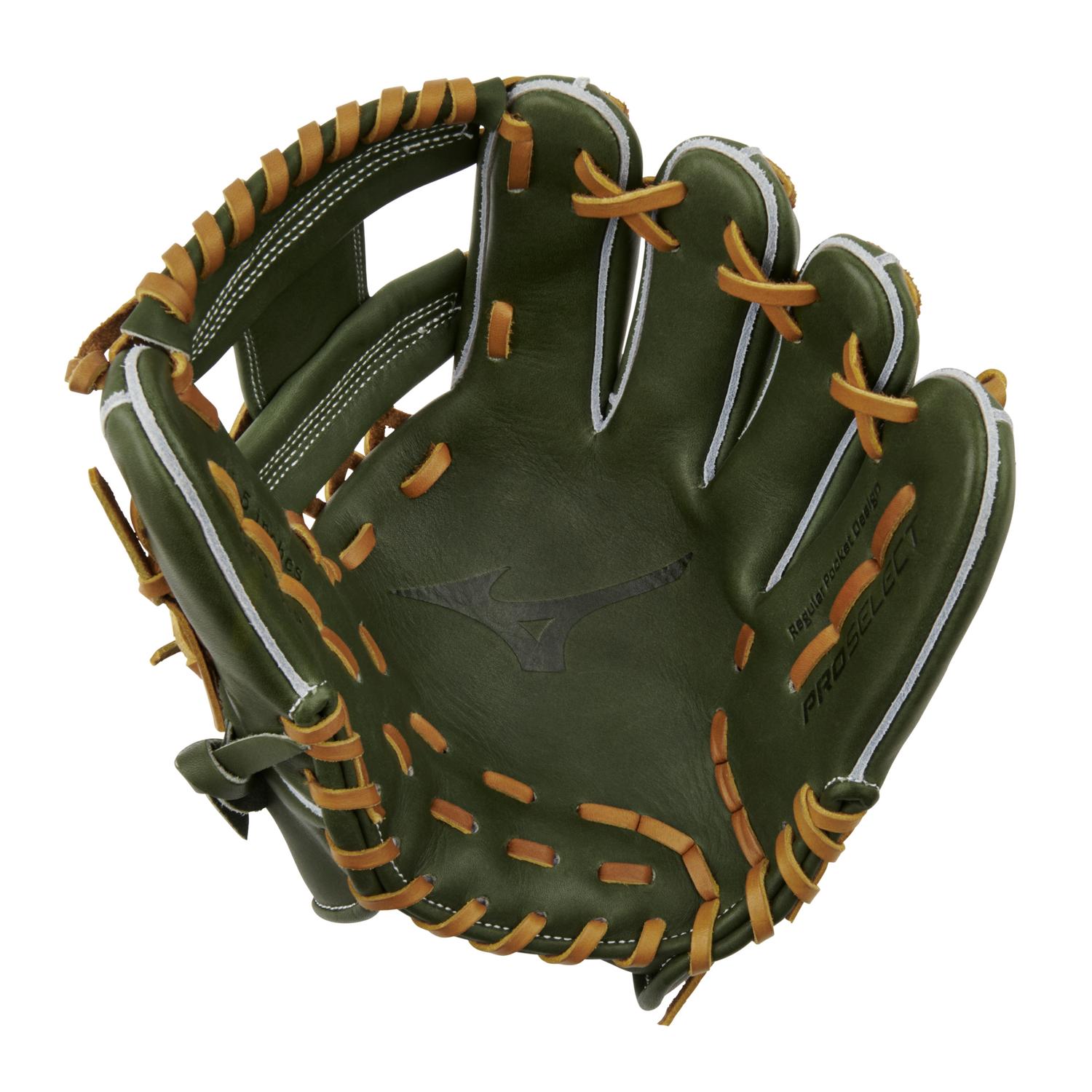 Mizuno GPS-41R Pro Select Premium Infielder Baseball Glove 11.50" - Green - HIT a Doubloe