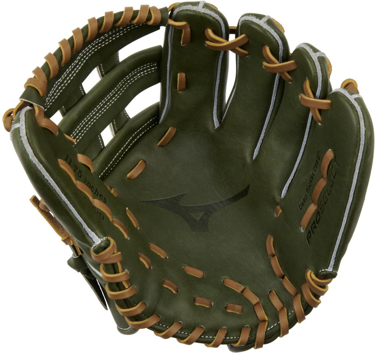 Mizuno GPS-50D Pro Select Premium Infielder Baseball Glove 11.75" - Green - HIT a Doubloe
