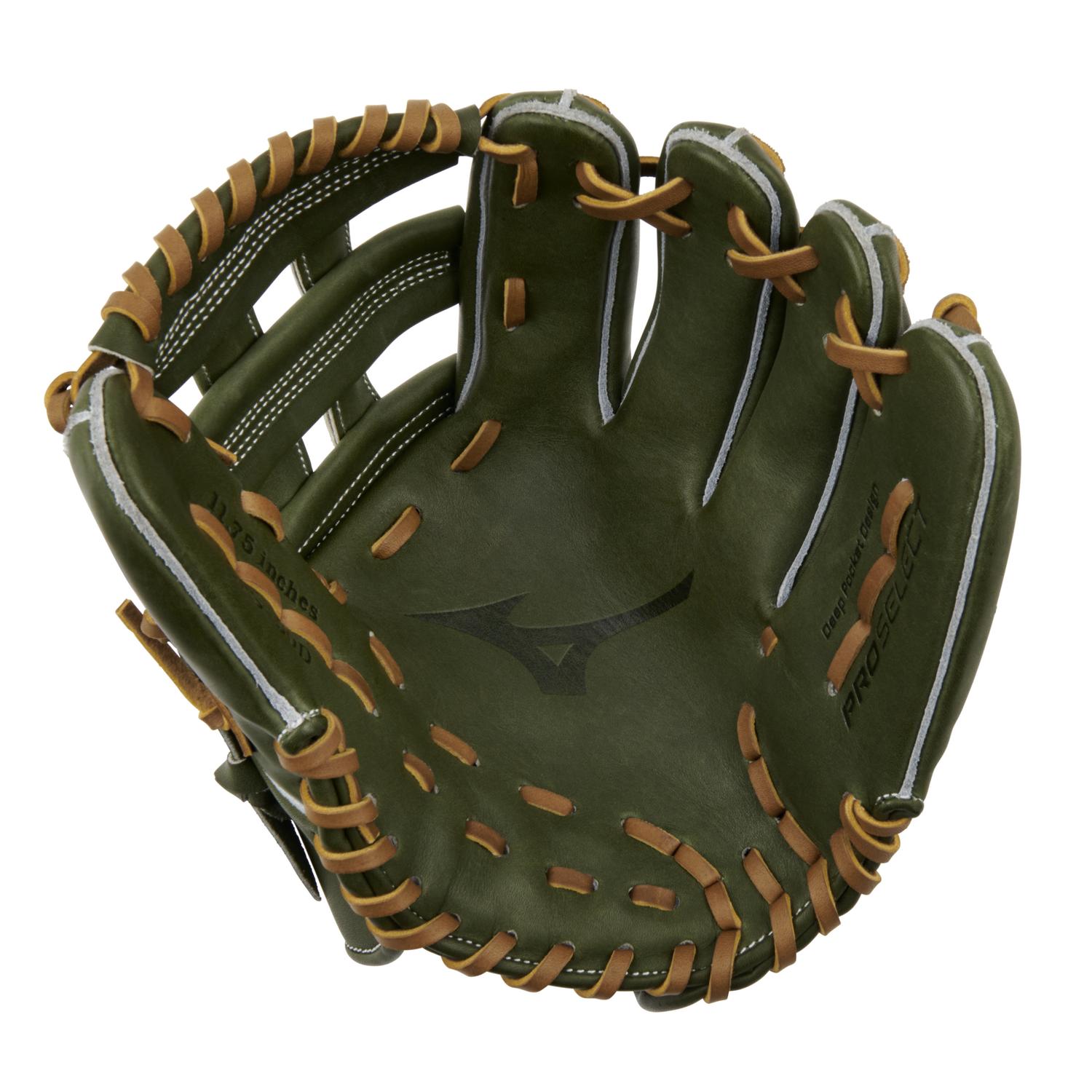 Mizuno GPS-50D Pro Select Premium Infielder Baseball Glove 11.75" - Green - HIT a Doubloe