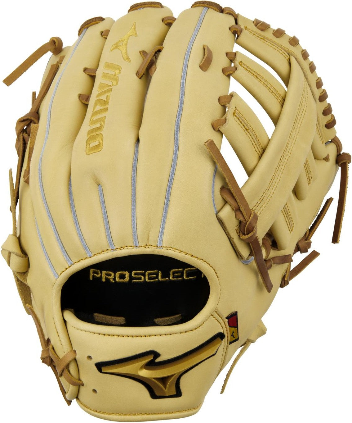 Mizuno GPS-70D Pro Select Premium Outfielder Baseball Glove 12.75" - Camel - HIT a Doubloe