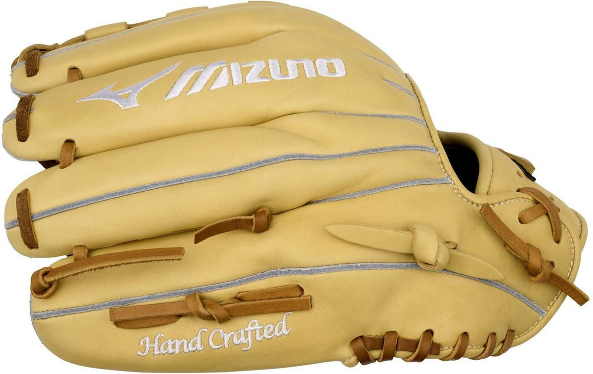 Mizuno GPSF-10D Pro Select Fastpitch Premium Pitcher Fastpitch Glove 12.00" - Camel - HIT a Doubloe