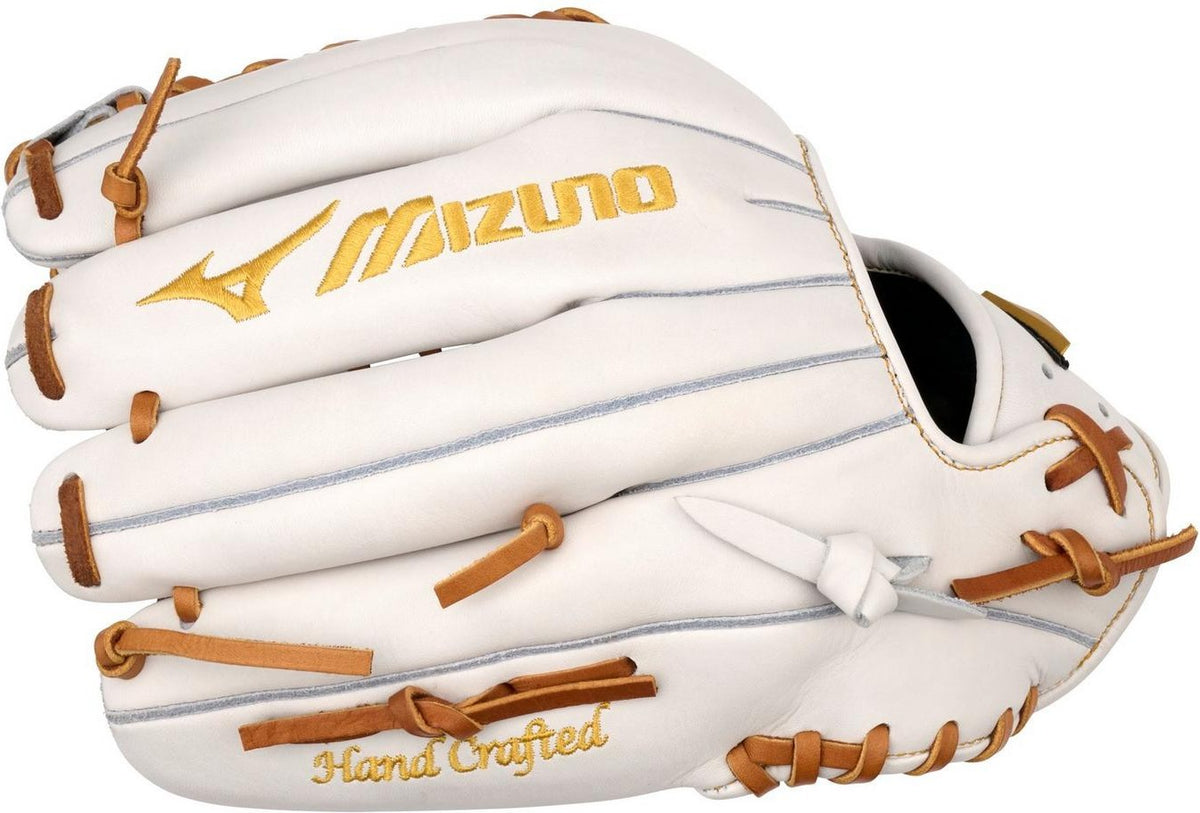 Mizuno GPSF-11D Pro Select Fastpitch Premium Pitcher Fastpitch Glove 12.00" - White - HIT a Doubloe