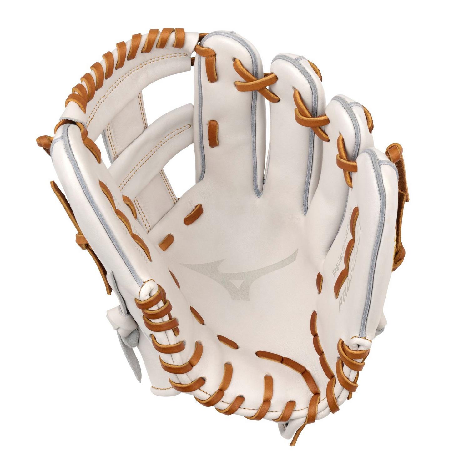 Mizuno GPSF-50R Pro Select Fastpitch Premium Infielder Fastpitch Glove 11.75" - White - HIT a Doubloe