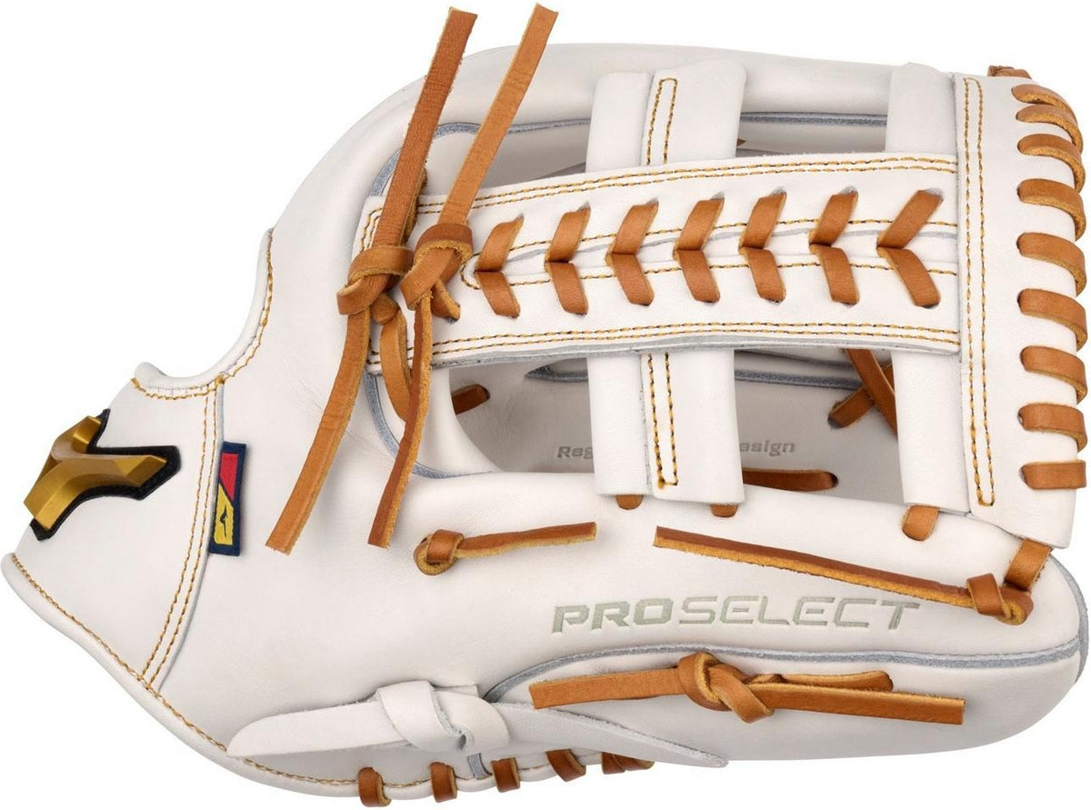 Mizuno GPSF-50R Pro Select Fastpitch Premium Infielder Fastpitch Glove 11.75" - White - HIT a Doubloe