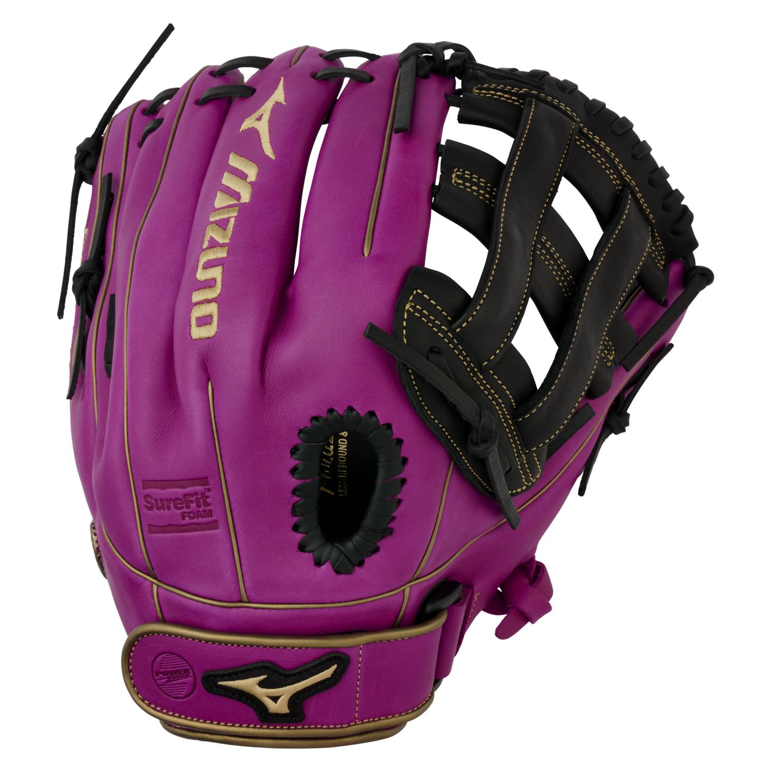 Mizuno GMVP1200PF5 MVP Prime Fastpitch Infielder Fastpitch Glove 12.00" - Purple - HIT a Doubloe
