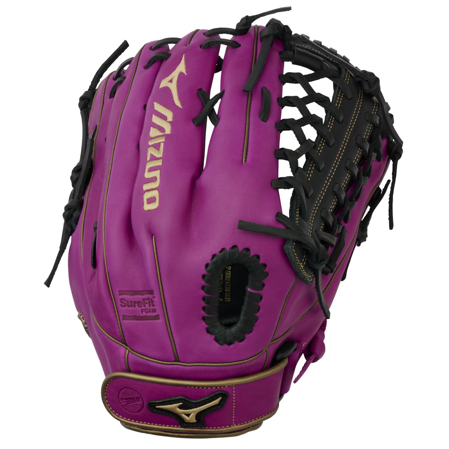 Mizuno GMVP1250PF5 MVP Prime Fastpitch Outfielder Fastpitch Glove 12.50" - Purple - HIT a Doubloe