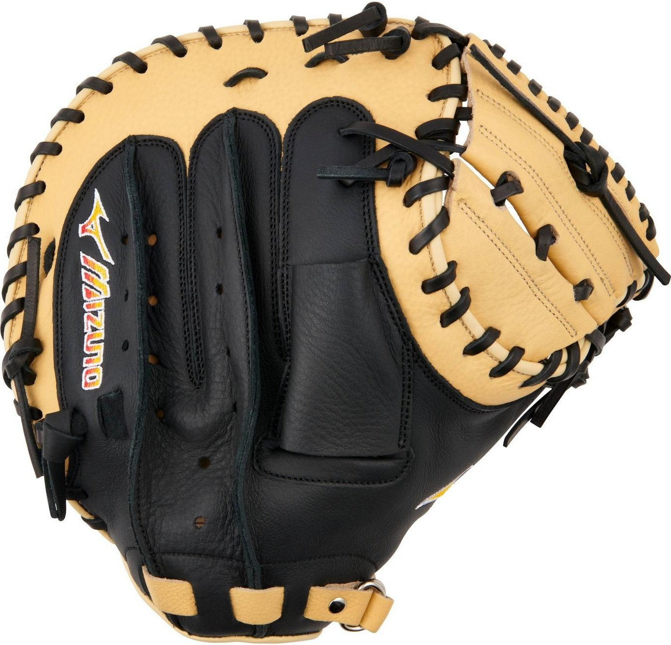 Mizuno GXC90B5 Franchise BB Catchers Mitt Baseball Glove 33.5" - Black-Tan - HIT a Doubloe