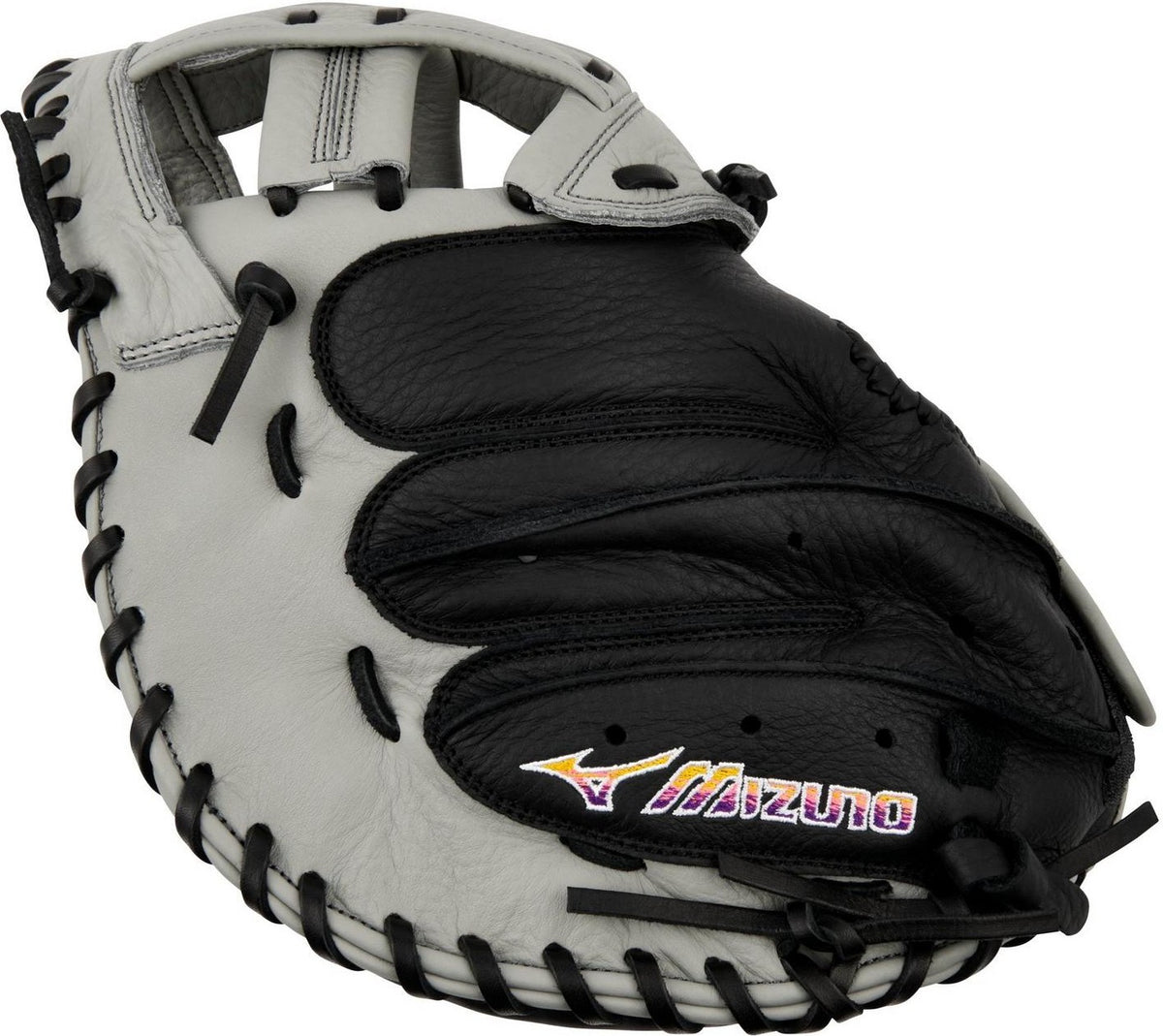 Mizuno GXS90F5 Franchise Fastpitch Catchers Mitt Fastpitch Glove 34.00" - Gray-Black - HIT a Doubloe
