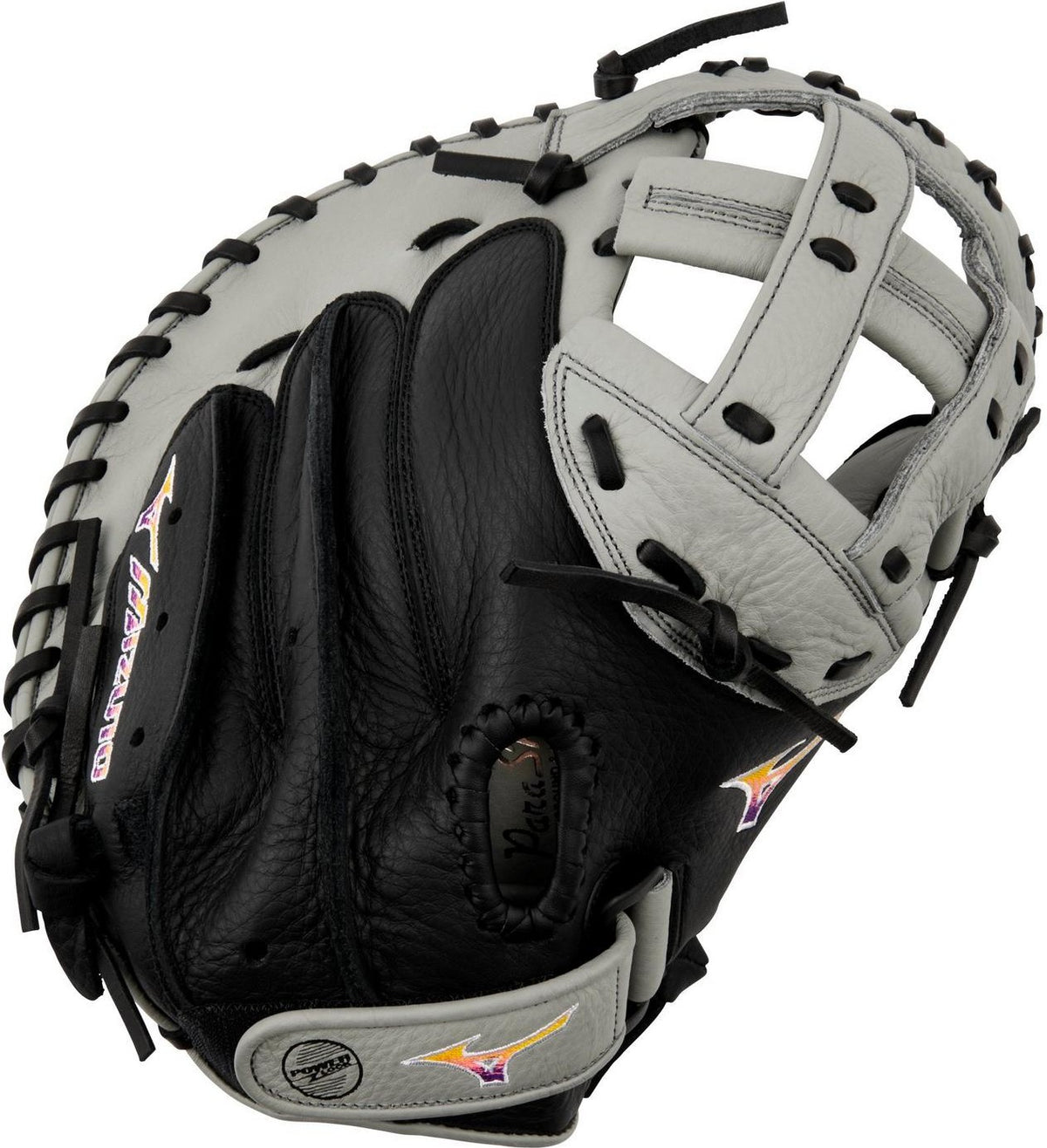 Mizuno GXS90F5 Franchise Fastpitch Catchers Mitt Fastpitch Glove 34.00" - Gray-Black - HIT a Doubloe