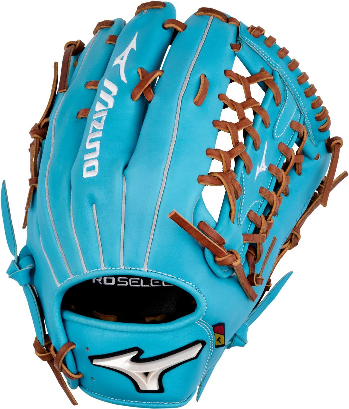 Mizuno GPS-72D Pro Select Premium Outfielder Baseball Glove 12.75" - Blue - HIT a Doubloe
