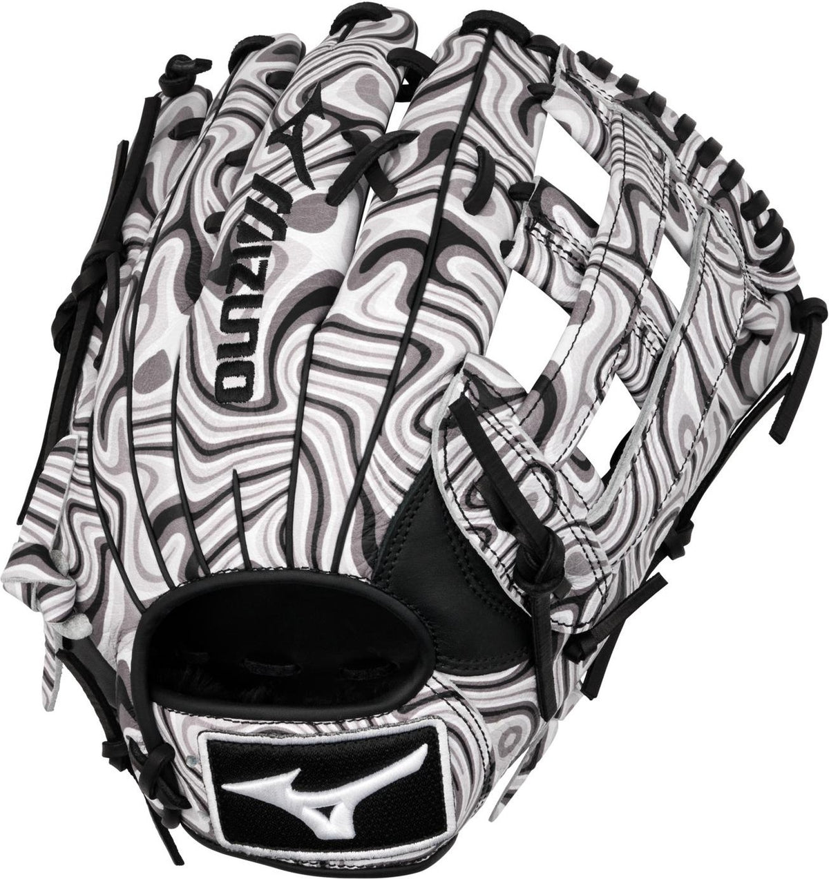 Mizuno GMVP-70MP MVP Prime M-Print Outfield Baseball Glove 12.75" - Oil Slick - HIT a Doubloe