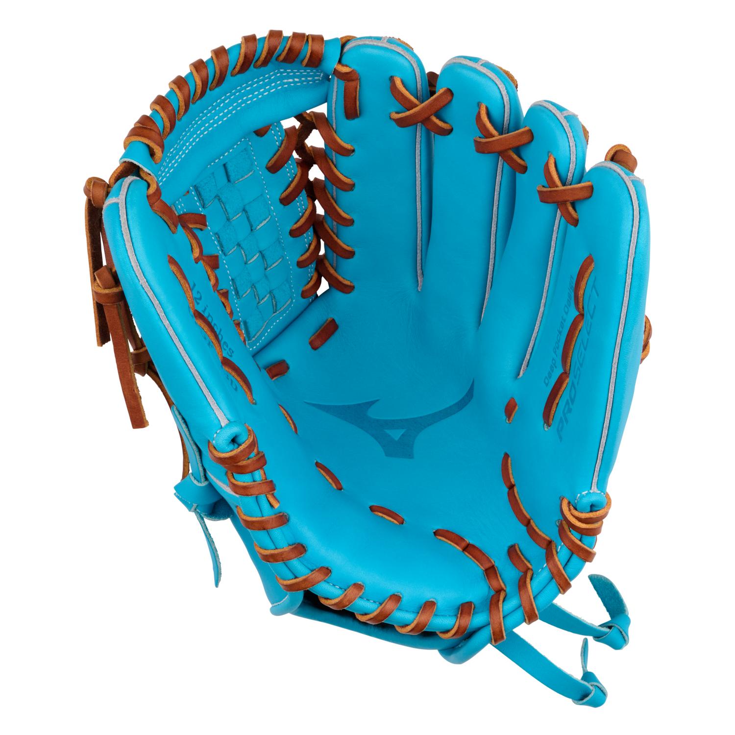 Mizuno GPSF-13D Pro Select Fastpitch Premium Infielder Fastpitch Glove 12.00" - Blue - HIT a Doubloe