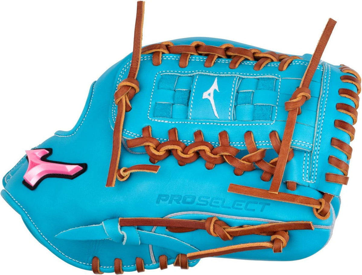Mizuno GPSF-13D Pro Select Fastpitch Premium Infielder Fastpitch Glove 12.00" - Blue - HIT a Doubloe