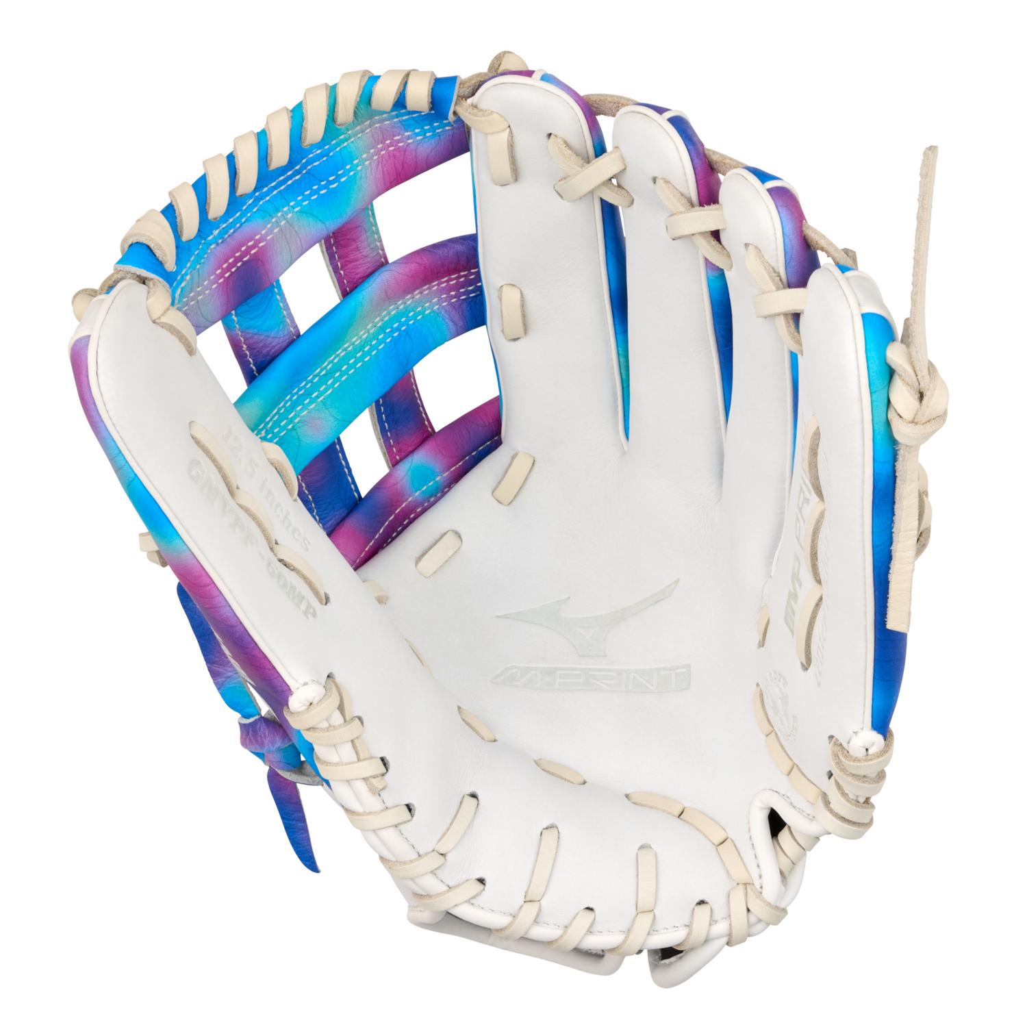 Mizuno GMVPf-60MP MVP Prime M-Print Utility Softball Glove 12.50" - Psychedelic - HIT a Doubloe