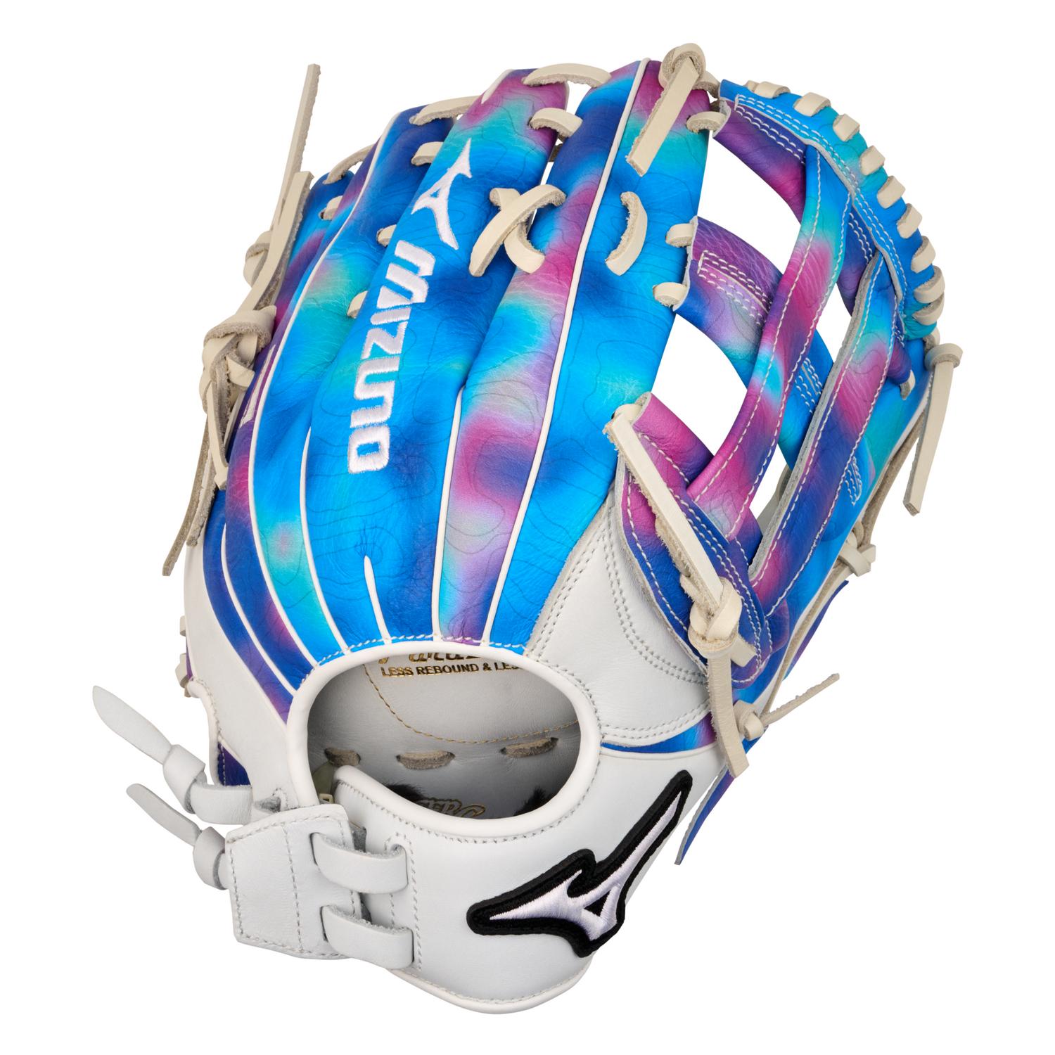 Mizuno GMVPf-60MP MVP Prime M-Print Utility Softball Glove 12.50" - Psychedelic - HIT a Doubloe