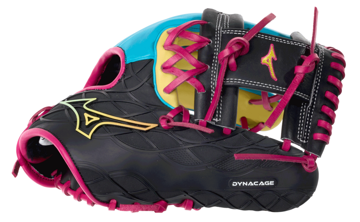 Mizuno 313460 Pro Select Baseball Infield Glove 11.50" GPS-41RDC - Blue Yellow