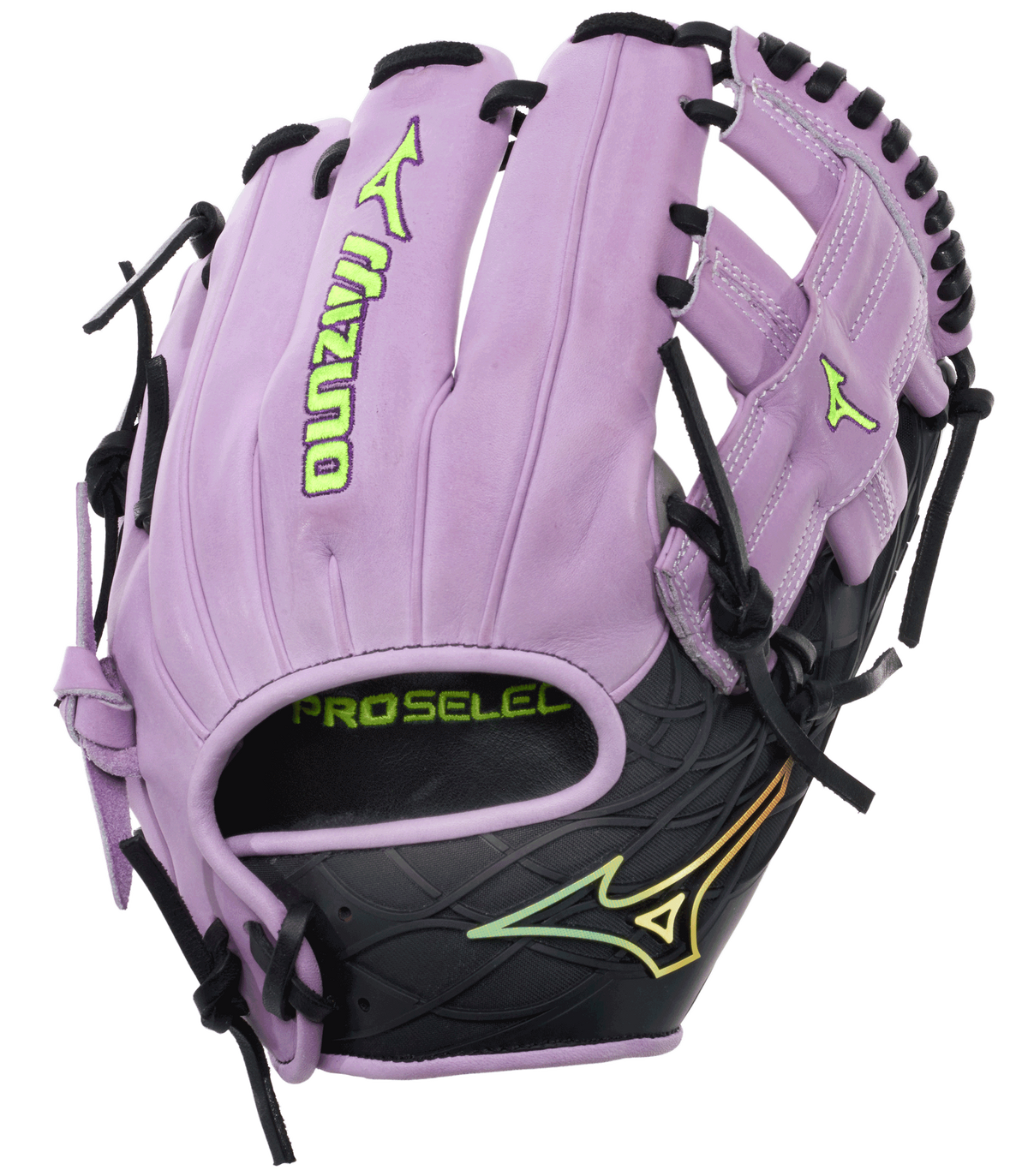 Mizuno 313461 Pro Select Dynacage Baseball Infield Glove 11.50" GPS-42RDC - Lavender Graphite