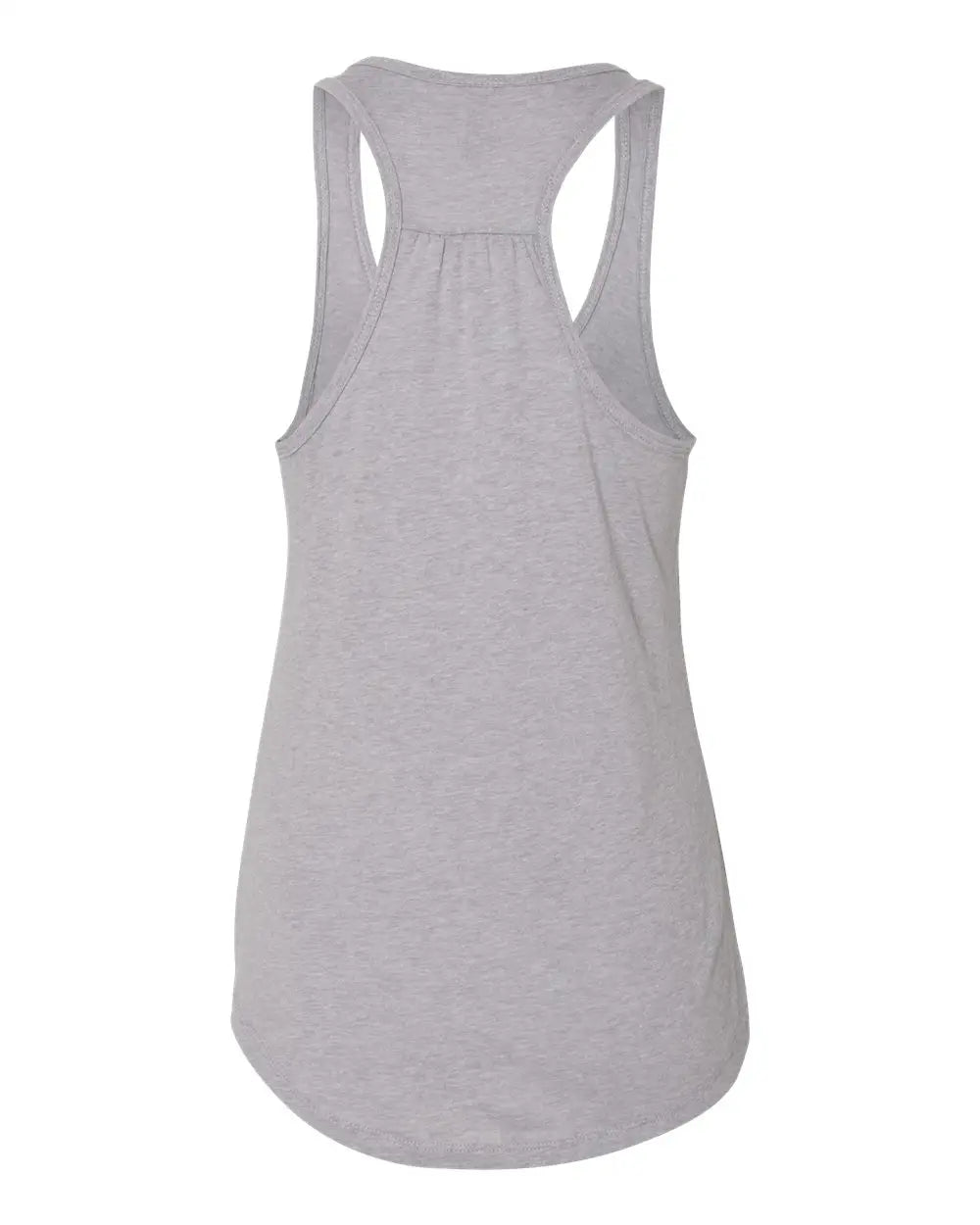 Next Level 6338 Women’s Gathered Racerback Tank - Heather Grey - Gray / Ladies Xs