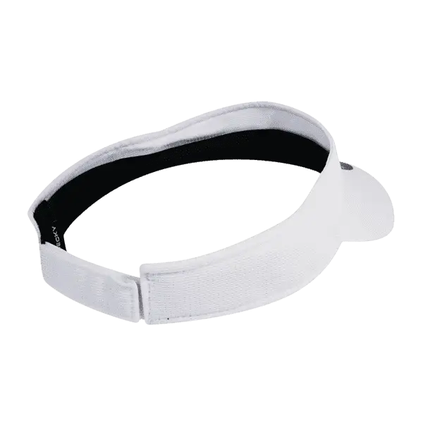Deckygolf 8104 Screen Fabric Sun Visor - White - one Size Fits Most