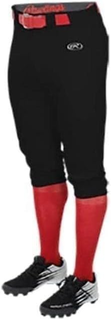 Rawlings Youth Launch Semi-relaxed Knicker Pants - Black - HIT a Doulbe