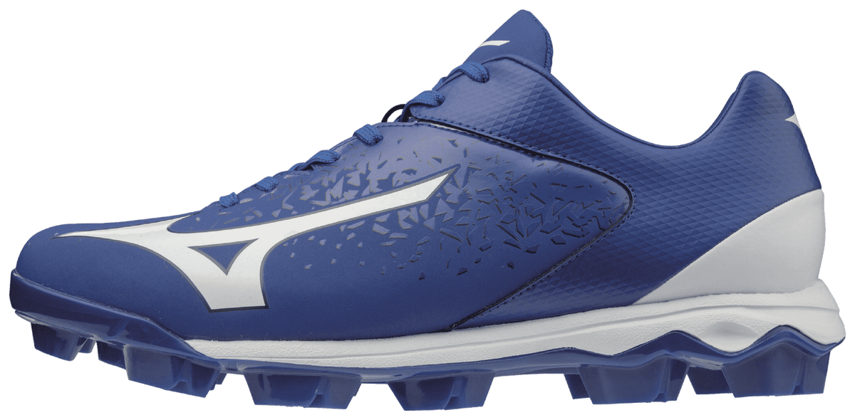 Mizuno Select Nine Low Molded Cleats - Royal White - HIT a Double - 1