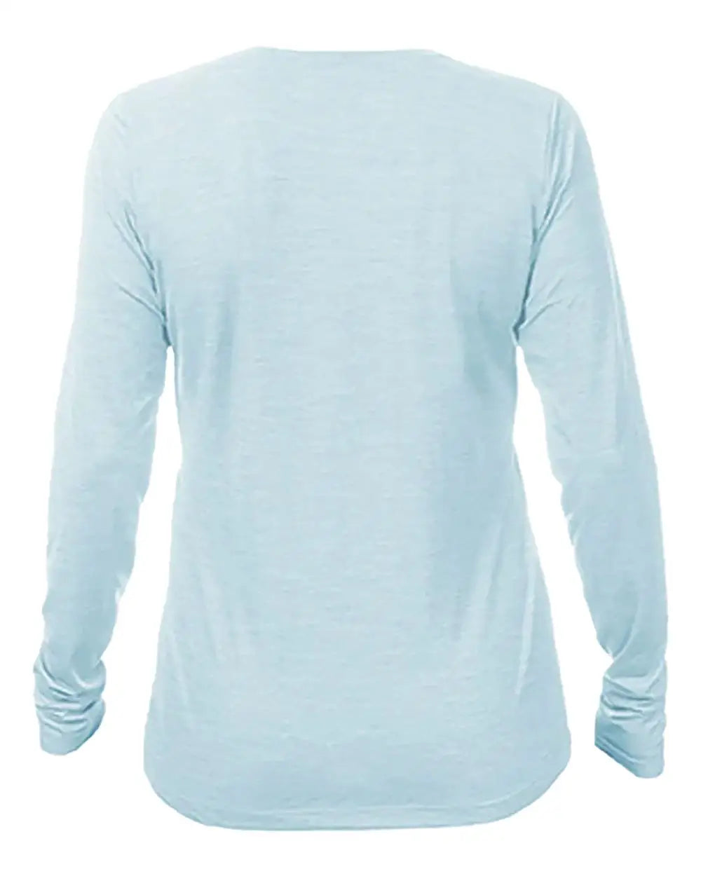 Anetik Wsbrzl0 Women’s Breeze Tech Long Sleeve T-shirt - Sky Heathered - Columbia Blue / Xs