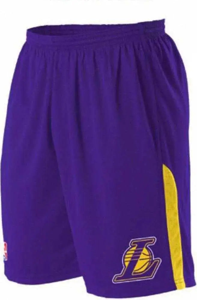 Alleson Athletic A205la Adult Nba Logo Game Short - Los Angeles Lakers