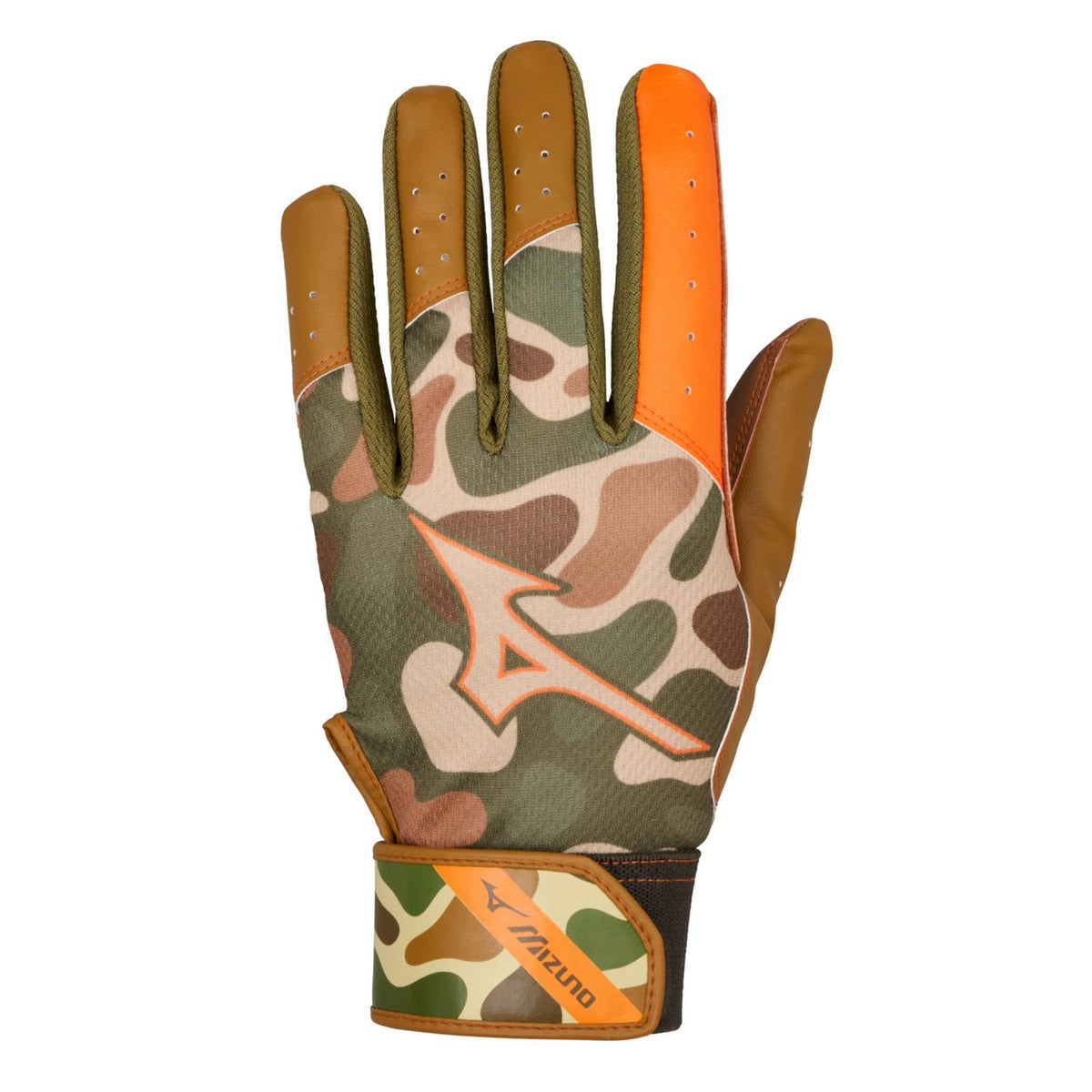 Mizuno MVP Adult Baseball Batting Glove - Duck Camo - HIT a Double - 1